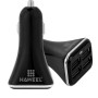 [US Warehouse] HAWEEL Universal 5V 6.8A 4 USB Ports Car Charger for Smartphone / Tablet PC(Black)